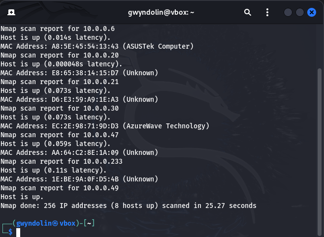 Nmap Results